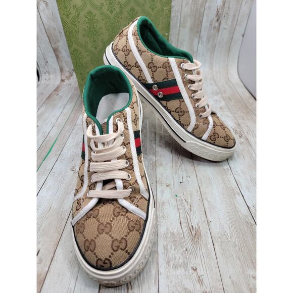 Gucci Tennis 1977 Monogram Sneakers - EU Size 40 / US 7 Authentic Rare main image 13